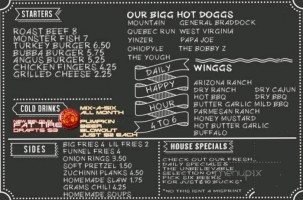 Nate Dogg's menu