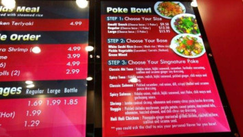 Teriyaki Express menu