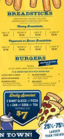 Beck's Pizza And Sandwich Shop menu