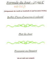 Relais Le Buis D'aps menu