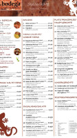 My bodega & more menu