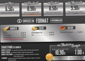 Ti Burrito menu