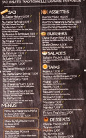 Saj Co menu