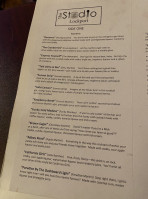 Wine Studio menu