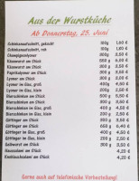 Schelter menu