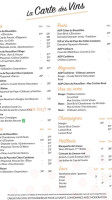 Le Lido menu