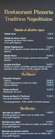 Le M Pizzeria menu