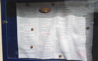 Albachiara menu