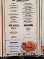 Sunny Side Inn menu