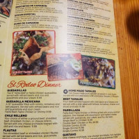 El Rodeo menu