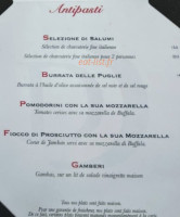 Damiani menu