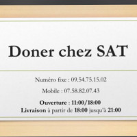 Doner Café Chez Sat outside