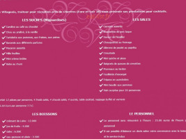 Le Villageois menu