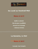 Le Clair De Lune menu