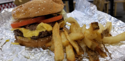 Five Guys Burgers Fries food