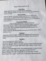 Rogue Pier 39 Public House menu