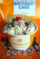 Orange Leaf Brownsburg food