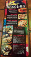 El Torero Mexican menu