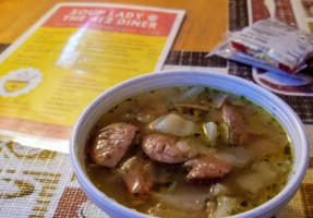 The Soup Lady At The 412 Diner food