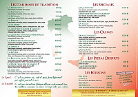 Pizz Isa menu