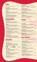 Eveready Diner menu