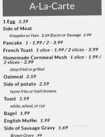 Gameday Grill menu