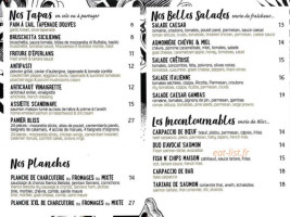 Le Bliss menu