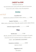 Chezot menu