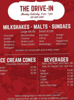 Twist Shake Drive In menu