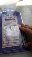 Shanti menu