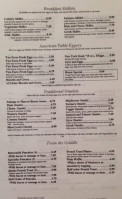 American Table Family menu