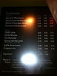 Starbucks menu