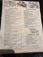 Oyama Sushi Hibachi menu