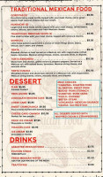 El Rancho menu