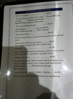 Talavera menu