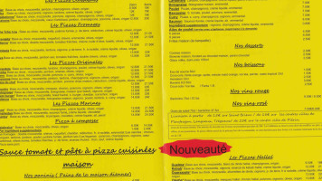 La Calabraise menu