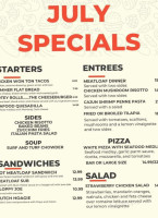 Kempton menu