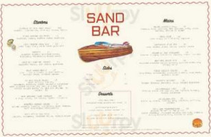 Sand At The Lake House menu