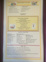 Tree House menu