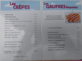 Au Petit Creux menu