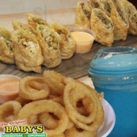 Baby's Cheesesteak Lemonade food