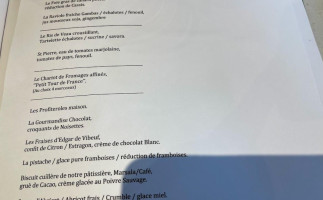 Auberge De La Mère Duval menu