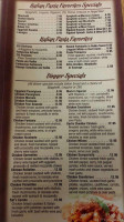 Sal's Pizza menu