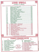 Kam Fung menu