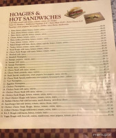 Antonios Pizzeria menu