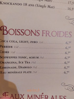 Dupont Versailles menu