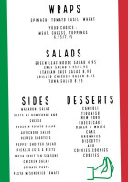 Leo's Italian Specialty Food menu