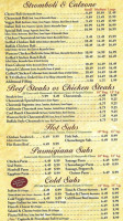 Scooter's Restaurant Bar menu