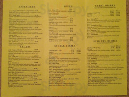 Thai Kitchen menu