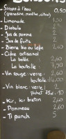 Chouette Galette menu